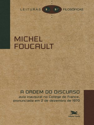 cover image of A ordem do discurso